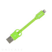 Color Lightning Cable 8.6cm (グリーン)