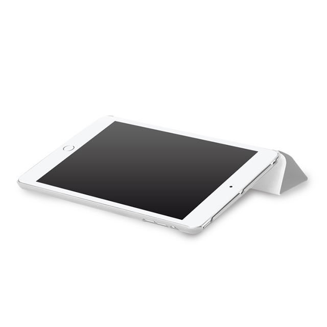 【iPad mini3/2/1 ケース】LeatherLook SHELL with Front cover for iPad mini パウダーブルーサブ画像