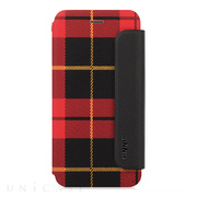 【iPhone6s Plus/6 Plus ケース】Fashion Flip Case CONRAN Red Checker