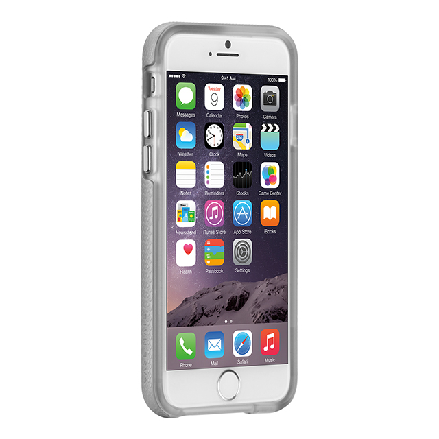 【iPhone6s/6 ケース】Hybrid Tough Case Silver / Clearサブ画像