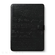 【iPad Air2 ケース】Lettering Diary ブラック