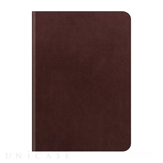 【iPad Air2 ケース】D5 Calf Skin Leather Diary ダークブラウン