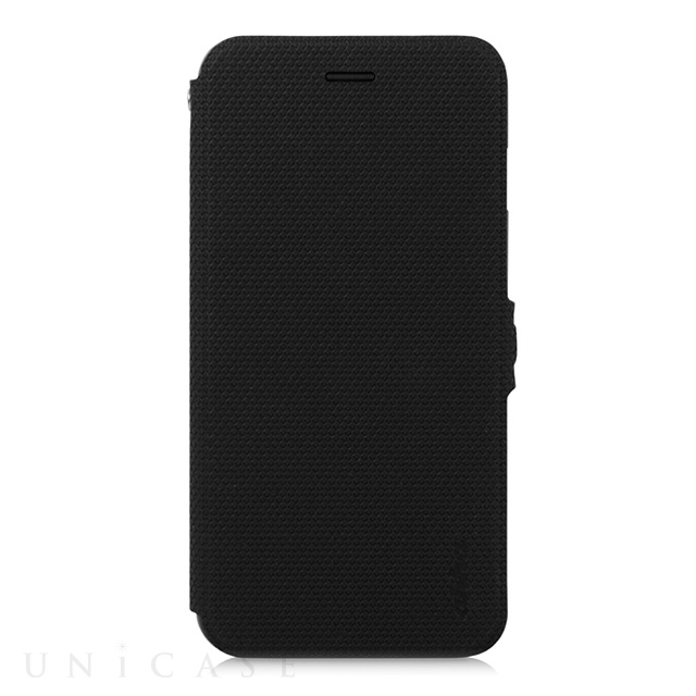 【iPhone6s/6 ケース】Flip Case RUBBER Stealth  Black