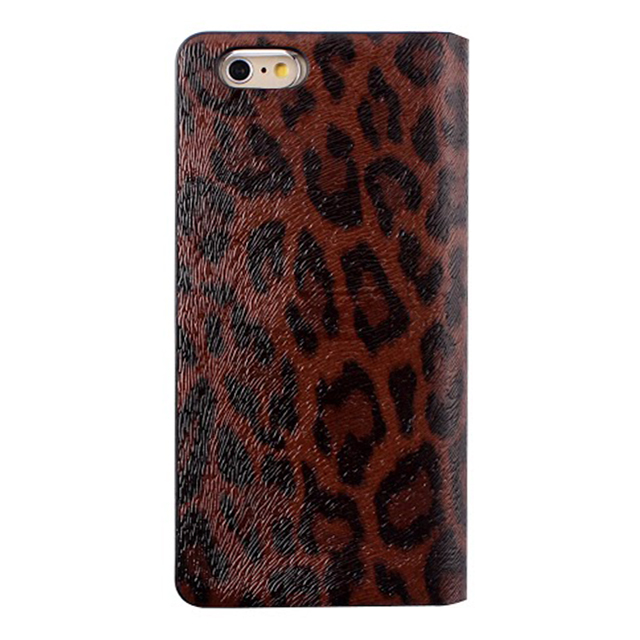 【iPhone6s/6 ケース】Leopard Diary (ブラウン)サブ画像
