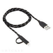 Duo-cable  Lightning＆microUSB (Black)