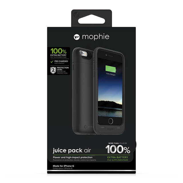 【iPhone6s/6 ケース】juice pack air (ブラック)サブ画像