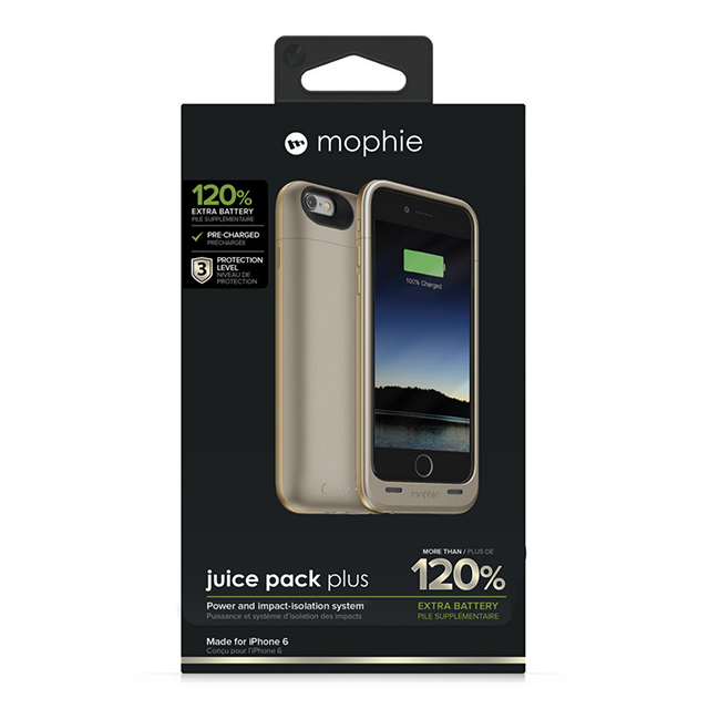 【iPhone6s/6 ケース】juice pack plus (ゴールド)サブ画像