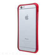【iPhone6 ケース】SCREW FREE Metal Bumper (Red)