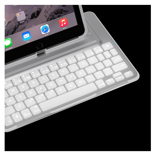 【iPad Air2 ケース】QODE Ultimate Proキーボードケース (ホワイト)サブ画像