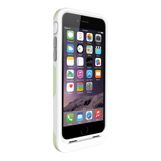 【iPhone6s/6 ケース】Resurgence 耐落下バッテリーケース (ミントグリーン/ホワイト)サブ画像