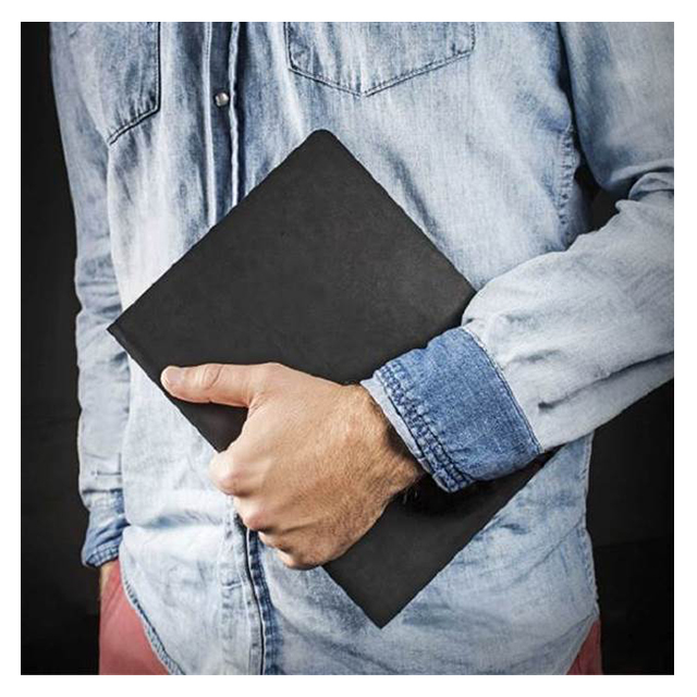 【iPad mini3/2/1 ケース】Leather Cover (ブラック)サブ画像