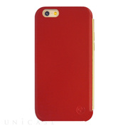 【iPhone6s/6 ケース】amadana LEATHER CASE for iPhone6s/6(RED)