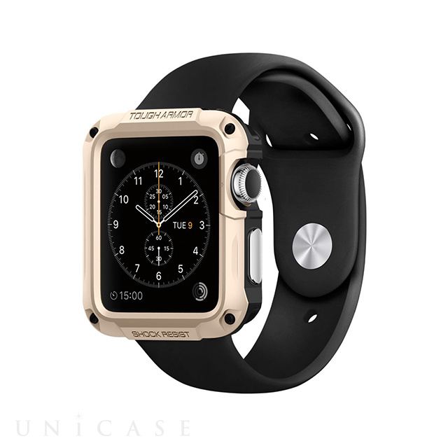 【Apple Watch ケース 42mm】Tough Armor (Champagne Gold) for Apple Watch Series1
