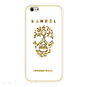 【iPhone6s Plus/6 Plus ケース】BANDEL Skull (White×Gold)