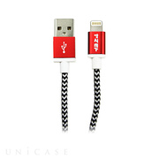 POP Cable Lightning - RED/WHITE
