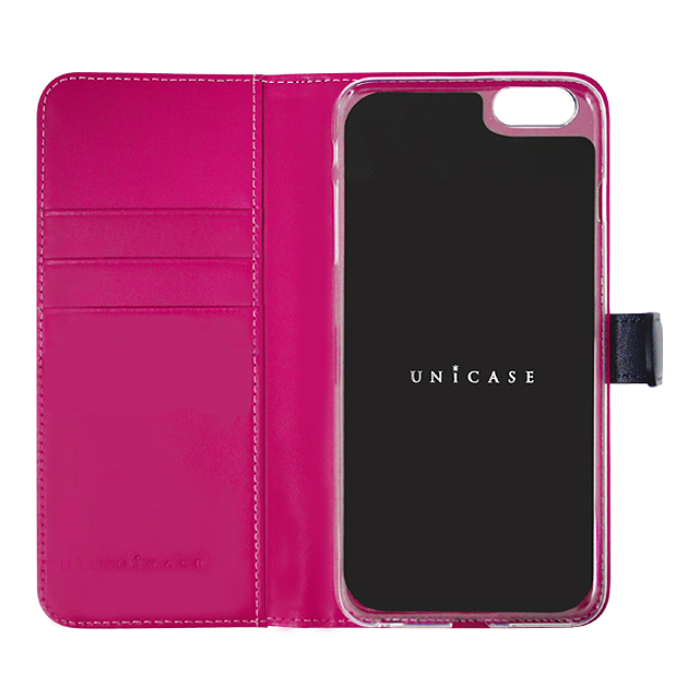 【iPhone6s/6 ケース】COWSKIN Diary Navy×Pink for iPhone6s/6サブ画像