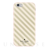 iPhone6s/6 ケース　Flexible Hardshell (Diagonal Stripe Gold/Cream)