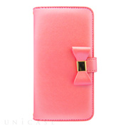 【マルチ スマホケース】Ribbon Diary Pink for 5.5inch