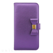 【マルチ スマホケース】Ribbon Diary Purple for 5.5inch
