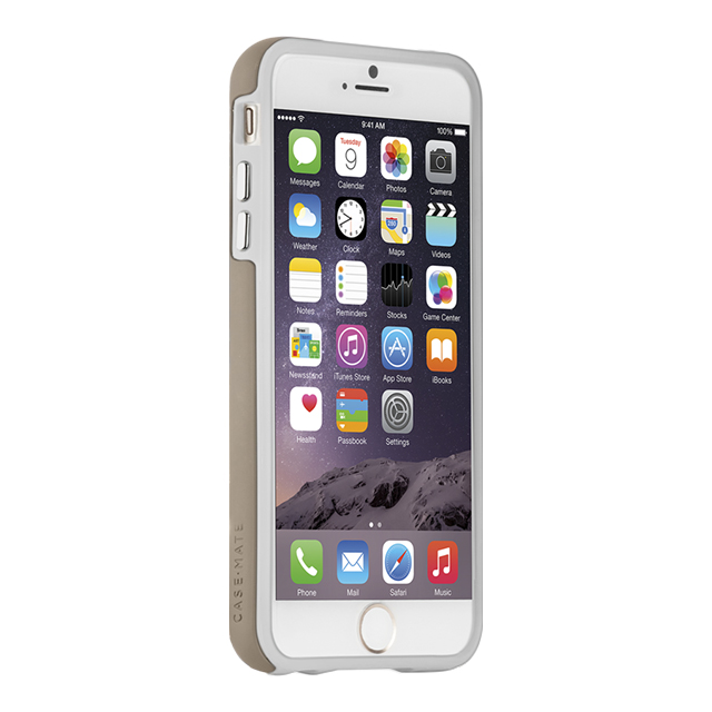 【iPhone6s/6 ケース】Tough Stand Case Gold/Clearサブ画像