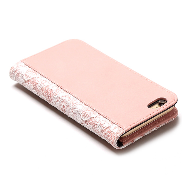 【iPhone6s/6 ケース】Lace Diary (ピンク)サブ画像