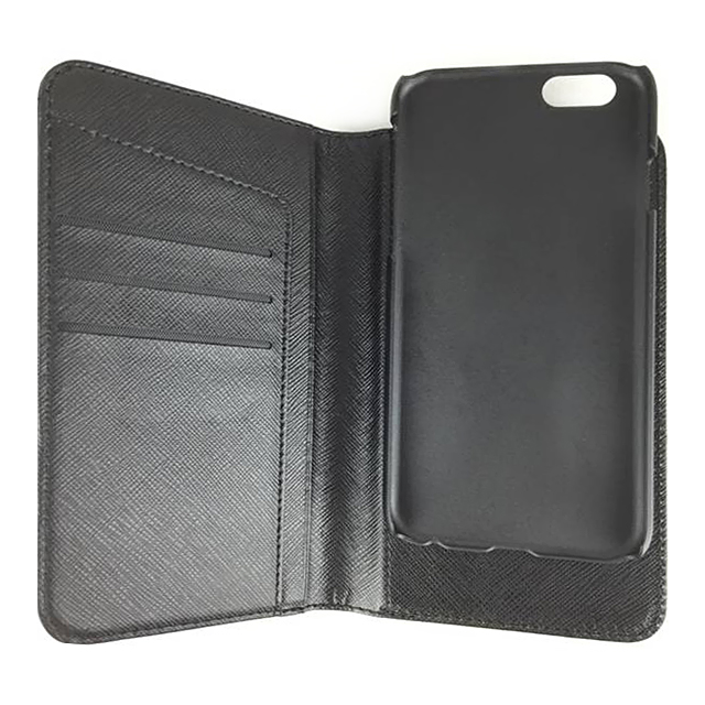 【iPhone6s/6 ケース】Wallet Case (Ribbon Black)サブ画像