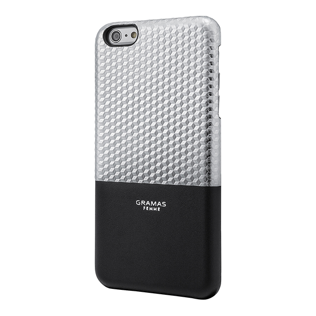 【iPhone6s Plus/6 Plus ケース】Back Leather Case ”Hex” (Silver)サブ画像
