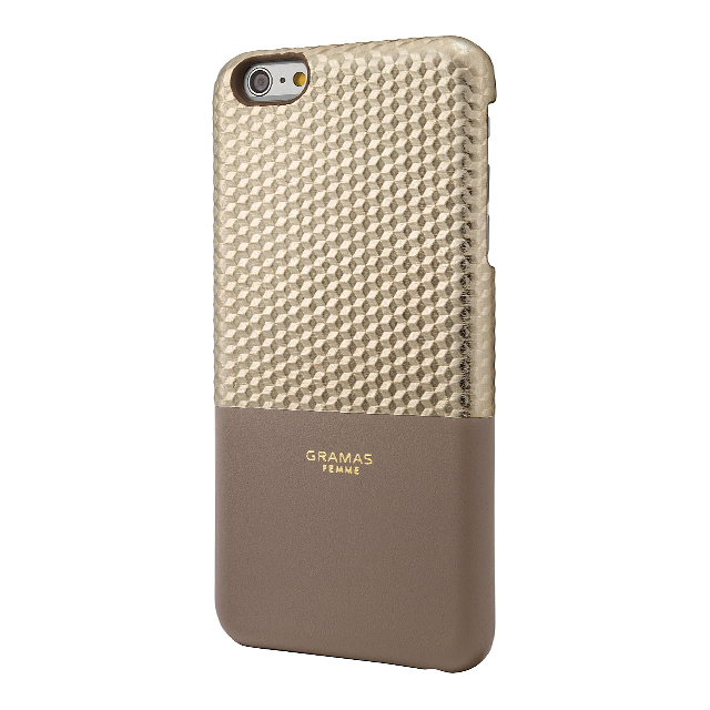 【iPhone6s Plus/6 Plus ケース】Back Leather Case ”Hex” (Champagne)サブ画像