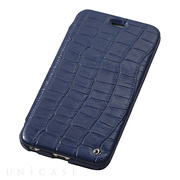 【iPhone6s Plus/6 Plus ケース】Luxury Genuine Leather Case (Midnight Blue)