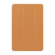 【iPad mini4 ケース】LeatherLook SHELL with Front cover (ブラウン)