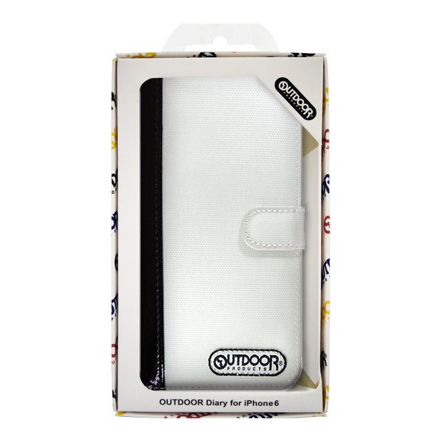 【iPhone6s/6 ケース】OUTDOOR Diary WhitexBlack for iPhone6s/6サブ画像
