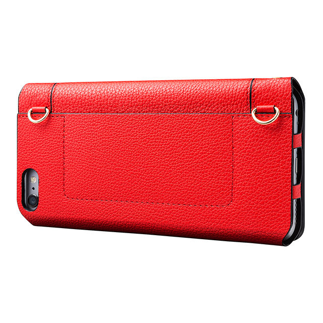 【iPhone6s Plus/6 Plus ケース】Bag Type Leather Case ”Sac” (Red)サブ画像