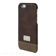 【iPhone6s/6 ケース】FOCUS CASE (BROWN WOVEN LEATHER)