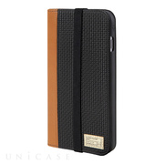【iPhone6s Plus/6 Plus ケース】ICON WALLET (BLACK WOVEN LEATHER)