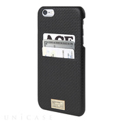 【iPhone6s Plus/6 Plus ケース】SOLO WALLET (BLACK WOVEN LEATHER)