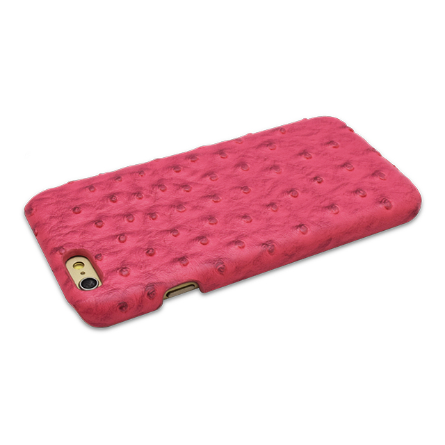 【iPhone6s/6 ケース】OSTRICH PU LEATHER Pink for iPhone6s/6サブ画像