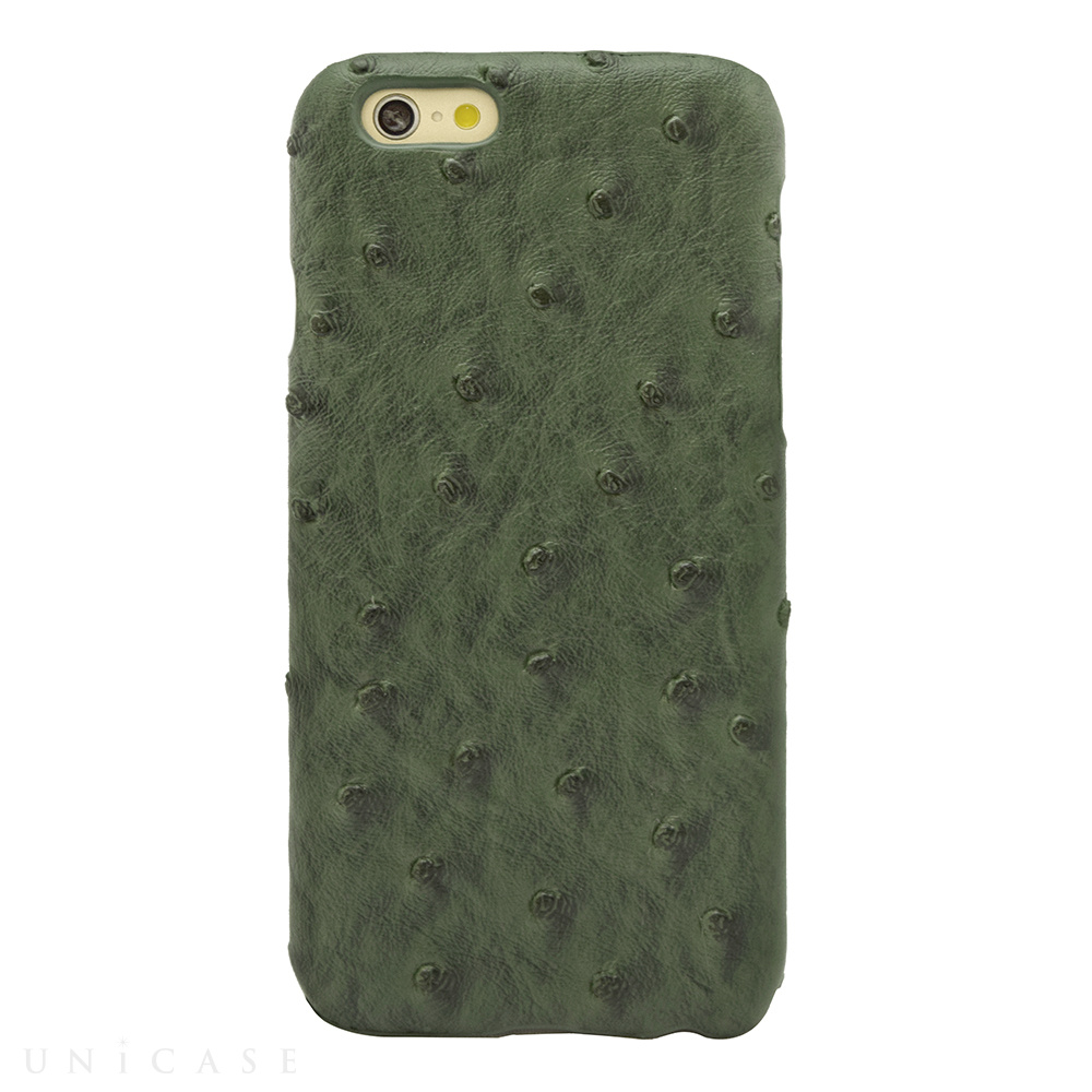 【iPhone6s/6 ケース】OSTRICH PU LEATHER Darkgreen for iPhone6s/6