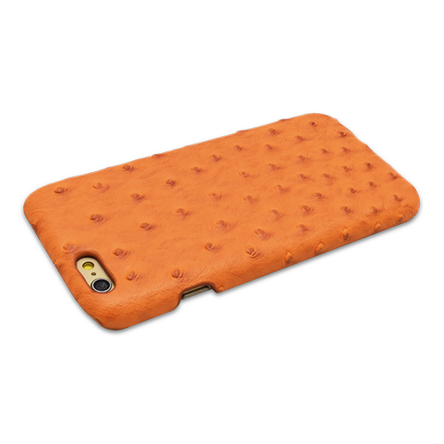 【iPhone6s/6 ケース】OSTRICH PU LEATHER Orange for iPhone6s/6サブ画像