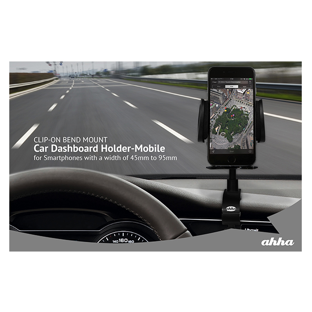Car Dashboard Mount Holder Mobile CLIP-ON BEND MOUNT (Casino Black)サブ画像