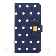 【iPhone6s/6 ケース】Ribbon Diary Dot Navy for iPhone6s/6