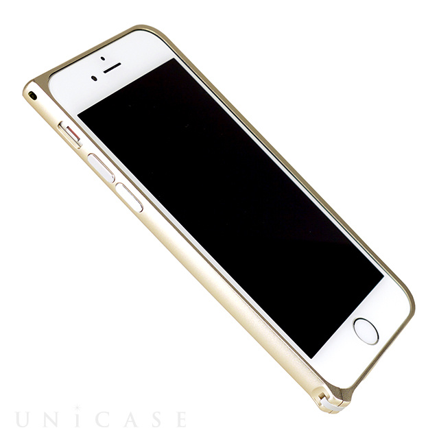 【iPhone6s/6 ケース】Cuoio メタルバンパー (ゴールド)