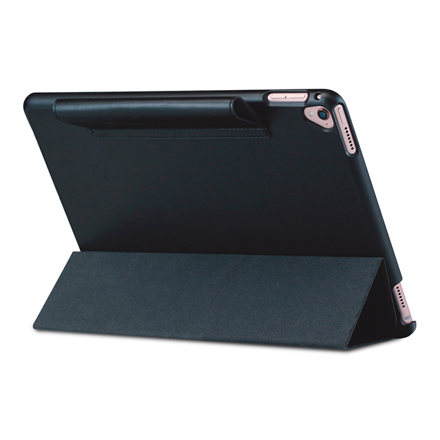 【iPad Pro(9.7inch)/Air2 ケース】LeatherLook SHELL with Front cover (ブラック)サブ画像