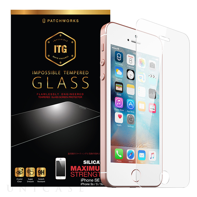 【iPhoneSE(第1世代)/5s/5c/5 フィルム】ITG Silicate - Impossible Tempered Glass