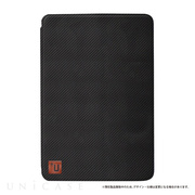 【iPad Pro(9.7inch) ケース】Fabio/Slim Fabric Flap Case (カーボン柄)