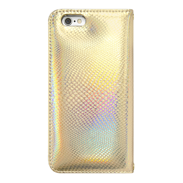 【iPhone6s/6 ケース】Hologram Diary Python Gold for iPhone6s/6サブ画像