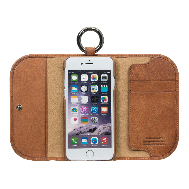 【iPhone6s/6 ケース】Ring Case (Brown)サブ画像