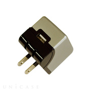 2.4A Aluminum USB Adapter (GRAY)