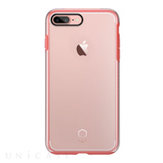 【iPhone8 Plus/7 Plus ケース】Level Case (Red/Clear)