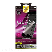 【iPhone7 Plus フィルム】フレームガラス (反射防止/ブラック)
