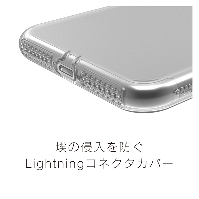 【iPhone7 Plus ケース】AegisPro フルガード立体ガラス+TPUケース (クリア+ホワイト)サブ画像